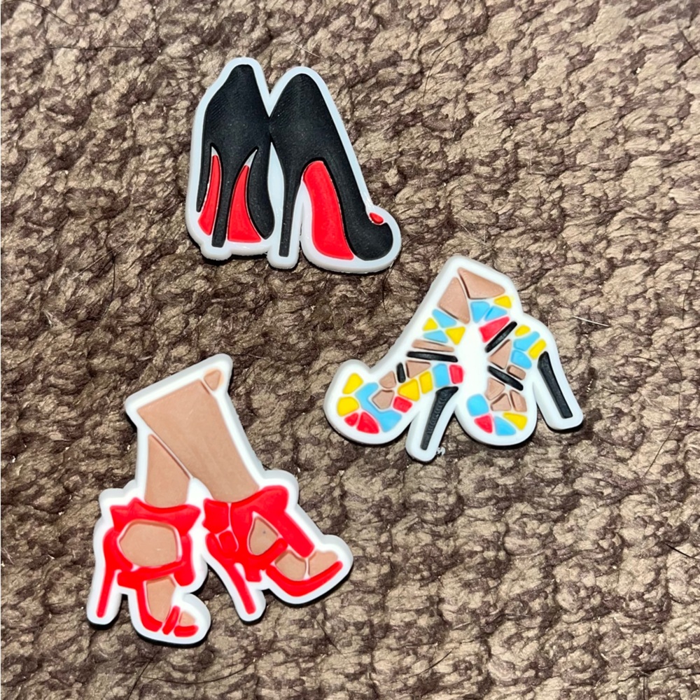 Colorful Shoe Charm Set